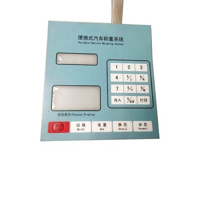 좋은 가격 IP65 보호 수준과 1 백만 번의 수명으로 산업용 화이트 LED 막 키보드 온라인으로