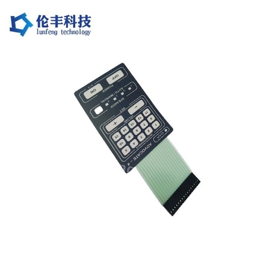 좋은 가격 실크 스크린 인쇄 기술을 갖춘 생산성 향상 플라스틱 멤브레인 스위치 온라인으로