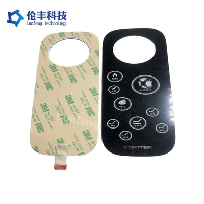 좋은 가격 산업용 등급 그래픽 패널 오버레이, 맞춤형 모양, 3M 467MP 접착제 및 뛰어난 내화학성 온라인으로