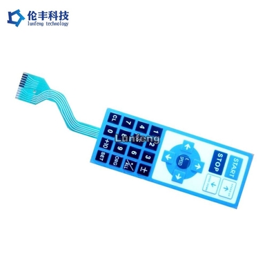 ZIF 연결기와 PET 촉각으로 알 수 있는 키패드 방수막 키패드