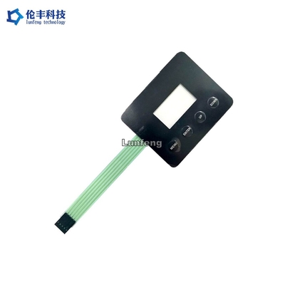 좋은 가격 광택면 감촉식 멤브레인 스위치 오버레이 투명한 LCD 창 온라인으로