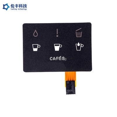 좋은 가격 광택이 없는 FPC 멤브레인 스위치 키패드, 카페를 위한 PET 멤브레인 스위치 온라인으로