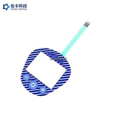 좋은 가격 촉감 금속 돔 편평한 막 스위치, LCD 창 막 스위치 키패드 온라인으로