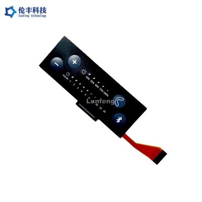 좋은 가격 애완 동물에 의하여 돋을새김되는 열쇠 LED 막 스위치, 주문 FPC LED 막 키패드 온라인으로
