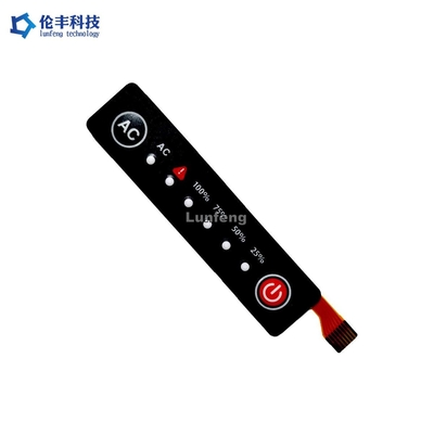 좋은 가격 폴리에스테 LED 막 스위치, 가동 가능한 회로 주문 막 키패드 온라인으로