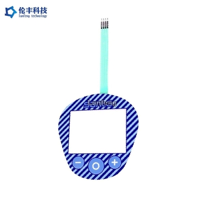 좋은 가격 2.54 밀리미터는 평평한 멤브레인 스위치 키패드 감촉식 메탈 돔 LCD 창을 던집니다 온라인으로