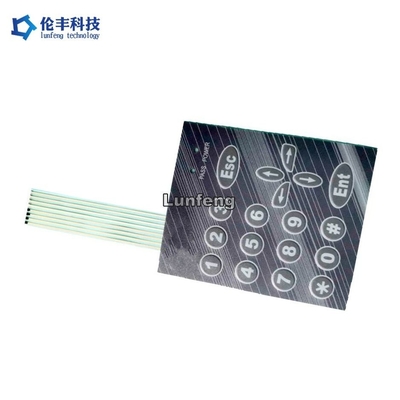좋은 가격 OEM ODM 멤브레인 스위치 키보드 3M468 3M9080 3M9448 후방 접착제 온라인으로