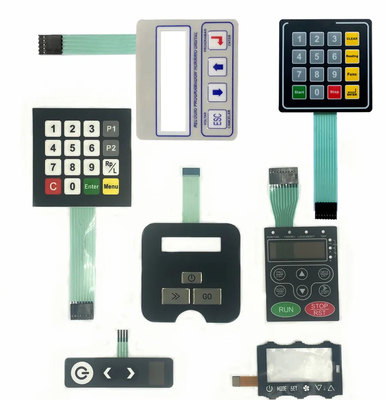 FPC 회로 케이블과 IP67 방수 메탈 돔 멤브레인 스위치