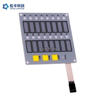 좋은 가격 IP65 보호 수준으로 맞춤형 화이트 LED 막 키보드 온라인으로