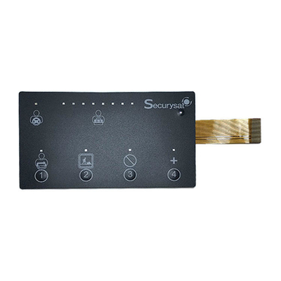 맞춤형 디자인 OEM 망막 스위치 그래픽 패널 덮개 엠보스 키 옵션과 우수한 UV 저항