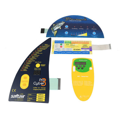 좋은 가격 가전제품 PET 멤브레인 스위치 LED 전류 20mA 포함 산업용 의료 제어 패널용 내구성 솔루션 온라인으로