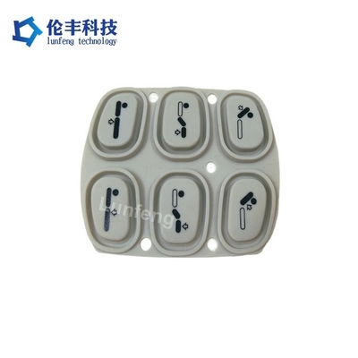 3m 접착성 실리콘 고무 키보드 PET/PC 및 접착성 3M 467 MP 키 옵션 엠보스 버튼