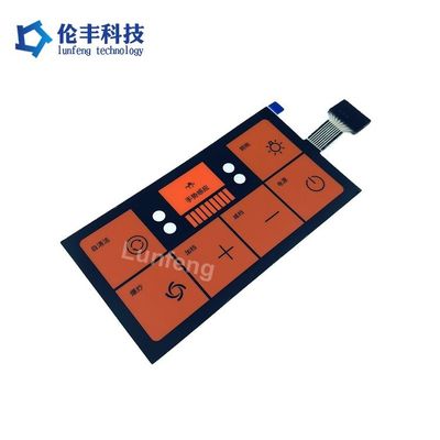 좋은 가격 산업용 애플리케이션을 위한 1백만 회 수명과 PET/PC/PVC 소재의 플랫 멤브레인 스위치 온라인으로