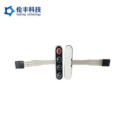 좋은 가격 50-500g Actuation Force Plastic Membrane Switch PET Membrane Switch Easy To Clean Control Panel For Industrial Equipment 온라인으로