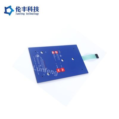 좋은 가격 DC 12V 정격 전압, 넓은 작동 온도 범위, 100만 회 수명 주기를 갖춘 의료용 플랫 멤브레인 스위치 온라인으로