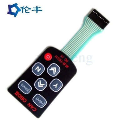 좋은 가격 3M 468 접착성 무광택 촉각 금속 돔 스위치 PET PC 멤브레인 키패드 패널 온라인으로