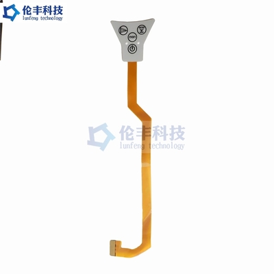 좋은 가격 회로 Fpc 멤브레인 스위치 녹색 LED UV 코팅 방수 터치 키보드 온라인으로