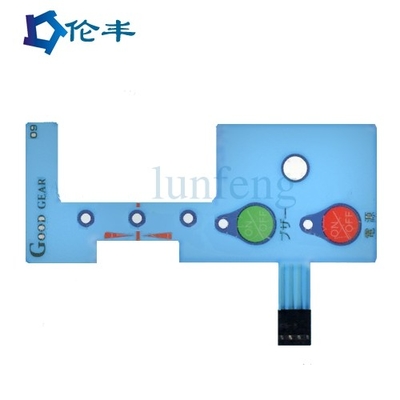 좋은 가격 PET LED 멤브레인 키패드 3M468 블루 홈 그래픽 오버레이 멤브레인 온라인으로