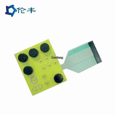 좋은 가격 PCB 실리콘고무 키패드 관례 3M468 광택이 없는 표면 Memrbane 키패드 온라인으로