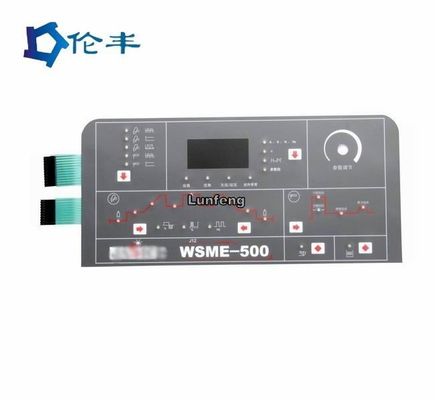 노란 LED 막 키패드 LCD 금속 돔 막 스위치 키보드